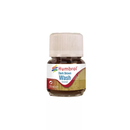 Humbrol Enamel Wash - Dark Brown - 28ml bemosó AV0205
