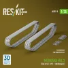 ResKit Models Merkava Mk.3 track set Type 1 (Workable) for Meng/HobbyBoss kit (3D Printed) - működőképes lánctalpkészlet, 1. típus
