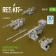 ResKit Models Merkava Mk.4 – géppuskakészlet, V.1, 2 db géppuska + 2 db géppuskatartó