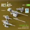 ResKit Models Merkava Mk.4 – géppuskakészlet, V.1, 2 db géppuska + 2 db géppuskatartó