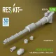 ResKit Models Merkava Mk.3 gun barrel (120 mm) + LWS (2 pcs) for HobbyBoss Kit (3D Printed) - 120 mm-es lövegcső LWS érzékelőkkel