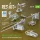 ResKit Models Merkava Mk.3 – géppuskakészlet, V2, 3 db géppuska + 3 db géppuskatartó, Meng / HobbyBoss maketthez