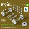 ResKit Models Kübelwagen Typ 82 – 5 kerék, terepgumi, első torziós rúd V2