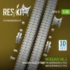 ResKit Models Merkava Mk.4 – működőképes lánctalpkészlet, késői típus, 2 lánckerékkel és 2 feszítőkerékkel, Meng / HobbyBoss makettekhez