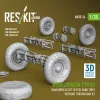 ResKit Models Kübelwagen Typ 82 – 5 kerék, homokgumi, első torziós rúd V2