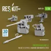 ResKit Models Merkava Mk.4 – géppuskakészlet, V.1, 2 db géppuska + 2 db géppuskatartó