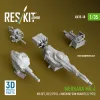 ResKit Models Merkava Mk.4 – géppuskakészlet, V.3, 2 db géppuska + 2 db géppuskatartó