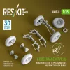 ResKit Models Kübelwagen Typ 82 – 5 kerék, homokgumi, első torziós rúd V1