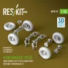 ResKit Models Kübelwagen Typ 82 – 5 kerék, homokgumi, első torziós rúd V1