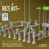 ResKit Models IDF AFV antenna's and mount+early and late type battle managment system big set (3D Printed) - antennák és rögzítőelemek