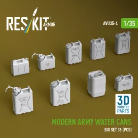   ResKit Models Modern army water cans, big set – dioráma kellék makett