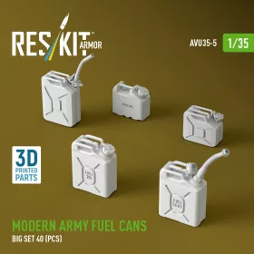   ResKit Models Modern army fuel cans, big set – dioráma kellék makett
