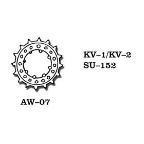  Friulmodel Tracks for KV I / II - KV-1 / KV-2 / SU-152 – fém kerékkészlet