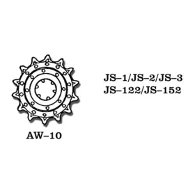   Friulmodel Tracks for Js II - IS-1 / IS-2 / IS-3 / ISU-122 / ISU-152 – fém kerékkészlet