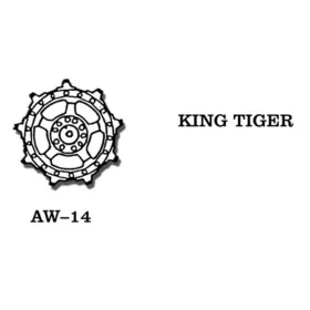   Friulmodel Tracks for Tiger II - Tiger II / Königstiger – fém kerékkészlet