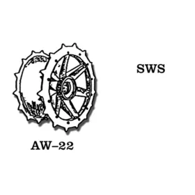 Friulmodel Tracks for sWS - fém kerékkészlet