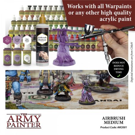 The Army Painter Warpaints: Airbrush Medium- hígító és száradáslassító folyadék AW2001