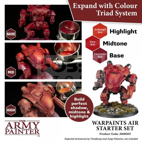 The Army Painter - WARPAINTS AIR STARTER SET- festékszett AW8001P
