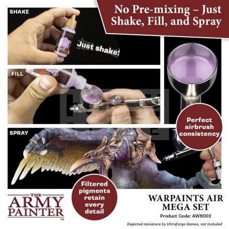 The Army Painter - WARPAINTS AIR MEGA SET- festékszett AW8002