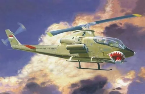 MisterCraft AH-1G Vietnam War 1:72 helikopter makett – MisterCraft B-31