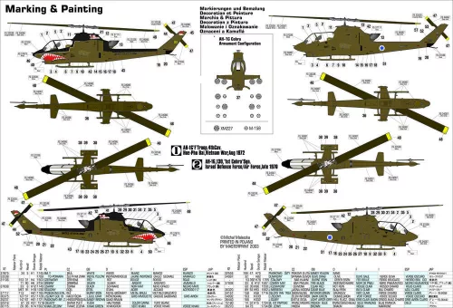 MisterCraft AH-1G Soogar Scoop 1:72 helikopter makett – MisterCraft B-33