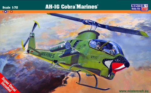 MisterCraft AH-1G tengerészgyalogság 1:72 helikopter makett – MisterCraft B-34