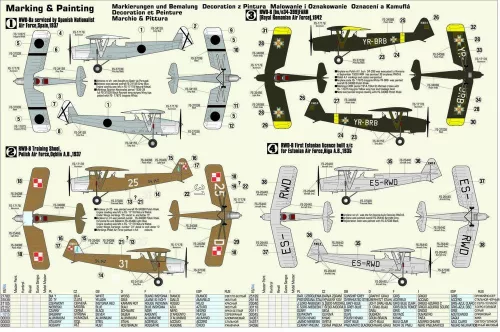 MisterCraft RWD-8 Spanish Civil War 1936 1:72 repülőgép makett – MisterCraft B-46