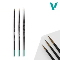   Vallejo - Pro Modeler – Design Set - Natural Hair (0, 1 & 2) - ecsetkészlet B01991