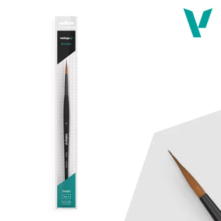 Vallejo - Detail - Round Synthetic Brush 4 ecset B02004
