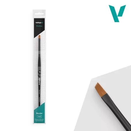 Vallejo - Blender Flat Angled Brush Small - ecset B05001