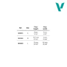 Vallejo - Blender Flat Angled Brush Small - ecset B05001