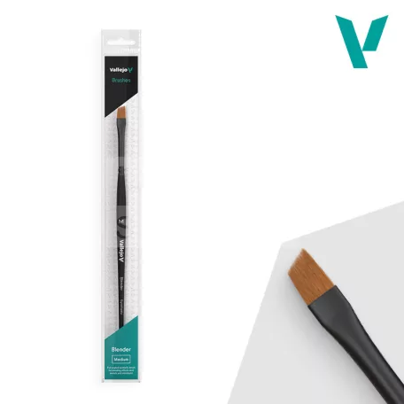 Vallejo - Blender Flat Angled Brush Medium - ecset B05002