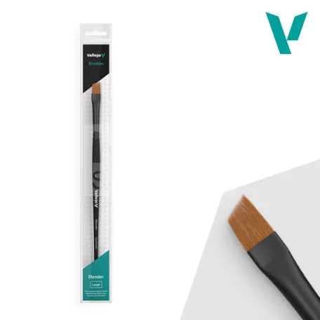Vallejo - Blender Flat Angled Brush Large - ecset B05003