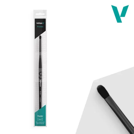 Vallejo - Shader Flat Synthetic Brush 2 - ecset B06002