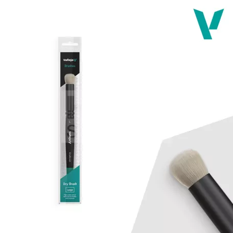 Vallejo - Natural Hair Dry Brush Large - ecset szárazecsetelős tecnikához B07003