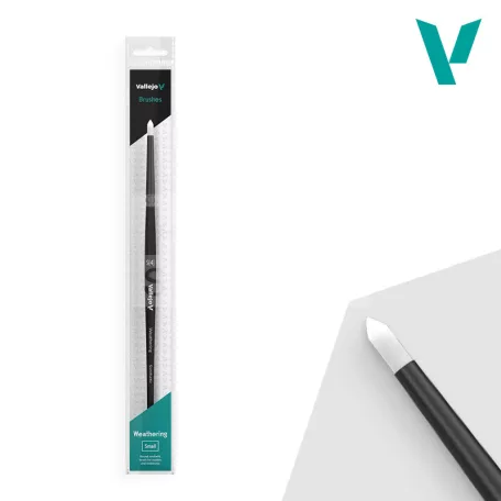 Vallejo - Weathering Round Brush Small - ecset B08001