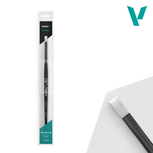 Vallejo - Weathering Flat Brush Small - ecset B09001