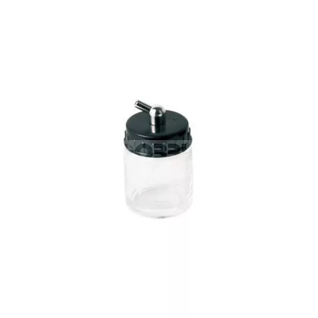 Fengda üveg festéktartály szórópisztolyhoz 22 ml (Glass paintcup for airbrush 22 ml) BD-03
