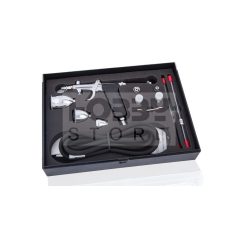   FENGDA BD-116C Szórópisztoly készlet (Trigger Airbrush Gun Set) 0.3-0.5-0.8-as dűznivel-tűvel és légkábellel BD-116C