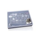 FENGDA BD-116C Szórópisztoly készlet (Trigger Airbrush Gun Set) 0.3-0.5-0.8-as dűznivel-tűvel és légkábellel BD-116C