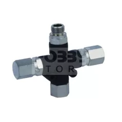   Fengda Levegőkábel elosztó-csatlakozó G1/8 ( Air distributor 3 way) BD-13