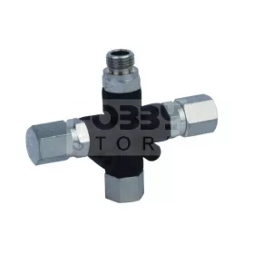   Fengda Levegőkábel elosztó-csatlakozó G1/8 ( Air distributor 3 way) BD-13