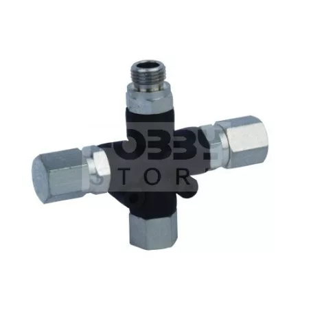 Fengda Levegőkábel elosztó-csatlakozó G1/8 ( Air distributor 3 way) BD-13