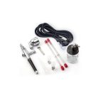 FENGDA BD-134K Szórópisztoly készlet (Airbrush Gun Set) 0.2-0.3-0.5-ös dűznivel-tűvel és légkábellel BD-134K