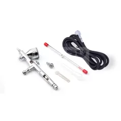   FENGDA BD-180K Szórópisztoly készlet (Airbrush Gun Set) 0.2-0.3-as dűznivel-tűvel és légkábellel BD-180K