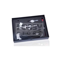   FENGDA BD-180K Szórópisztoly készlet (Airbrush Gun Set) 0.2-0.3-as dűznivel-tűvel és légkábellel BD-180K