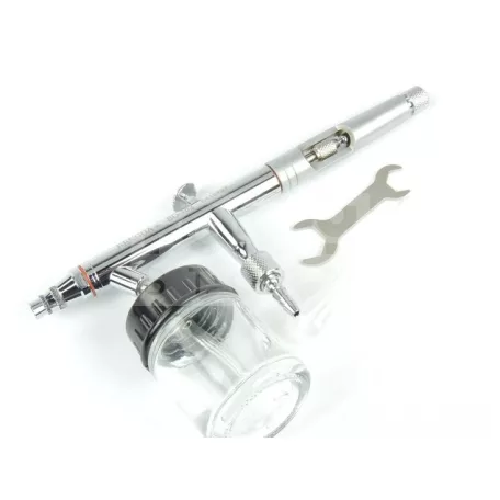 FENGDA BD-182K Szórópisztoly készlet (Airbrush Gun Set) 0.3-0.5-0.8-as dűznivel-tűvel és légkábellel BD-182K