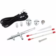   FENGDA BD-186K Szórópisztoly készlet (Airbrush Gun Set) 0.2-0.3-0.5-öss dűznivel-tűvel és légkábellel BD-186K