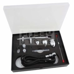   FENGDA BD-186K Szórópisztoly készlet (Airbrush Gun Set) 0.2-0.3-0.5-öss dűznivel-tűvel és légkábellel BD-186K