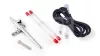 FENGDA BD-207K Szórópisztoly készlet (Airbrush Gun Set) 0.2-0.3-0.5-ös dűznivel-tűvel és légkábellel BD-207K